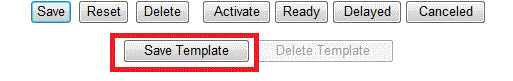 Save Template Button